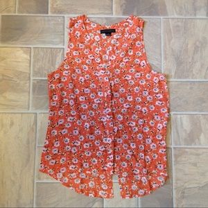 Sanctuary Craft Sleeveless Top  S 100% rayon NWOT